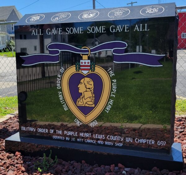 LEWIS COUNTY MILITARY ORDER OF PURPLE HEAR MEMORIAL
