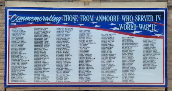 AMOORE WORLD WAR II VETERANS MEMORIAL