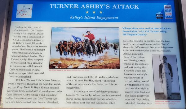 TURNER ASHBY’S ATTACK WAR MEMORIAL PANEL
