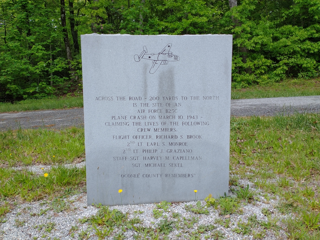 AIR FORCE B25C PLANE CRASH WAR MEMORIAL