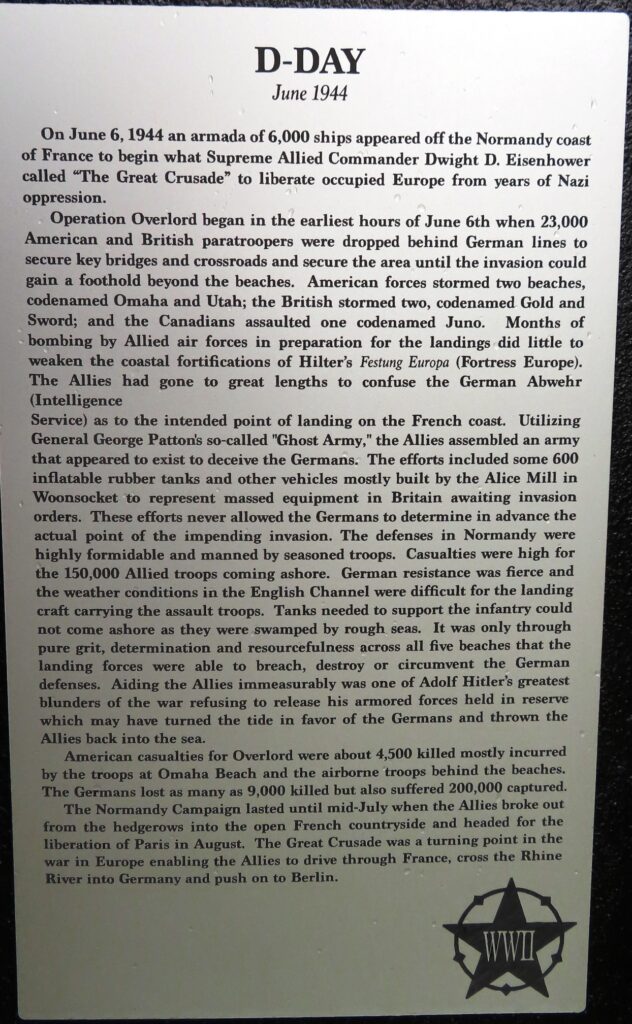 AMERICAN LEGION POST 85 WAR MEMORIAL PLAQUE C