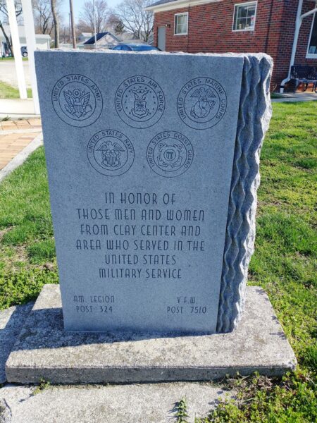 CLAY CENTER VETERANS MEMORIAL