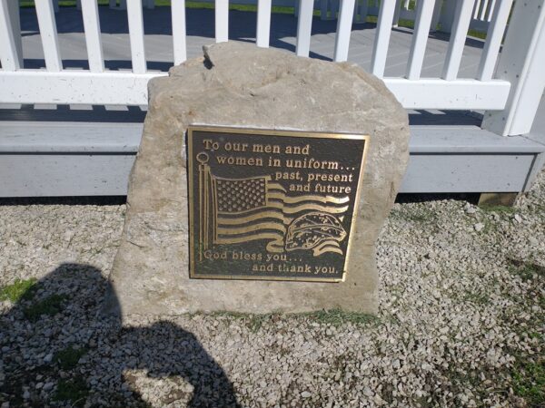GRAYTOWN VETERANS MEMORIAL GAZEBO PLAQUE