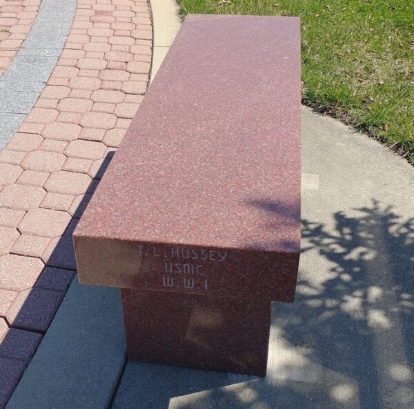 OAK HARBOR VETERANS MEMORIAL BENCH SIDE C
