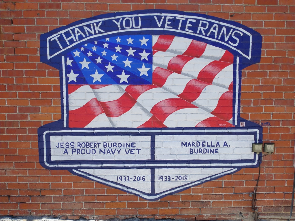 THANK YOU VETERANS MEMORIAL MURAL