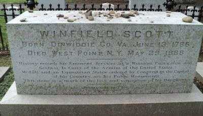 WINFIELD SCOTT MEMORIAL STONE