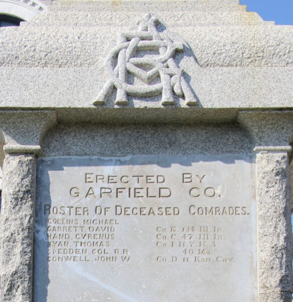 GARFIELD COUNTY WAR VETERANS MEMORIAL HONOR ROLL STONE A