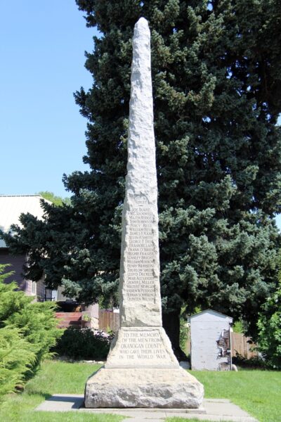 OKANOGAN COUNTY WORLD WAR MEMORIAL