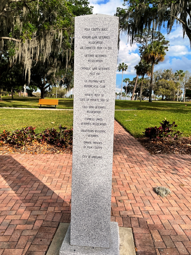 POLK COUNTY VETERANS SERVING VETERANS MEMORIAL SIDE C