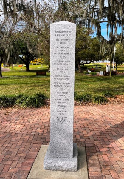 POLK COUNTY VETERANS SERVING VETERANS MEMORIAL SIDE B