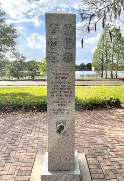 POLK COUNTY VETERANS SERVING VETERANS MEMORIAL SIDE A