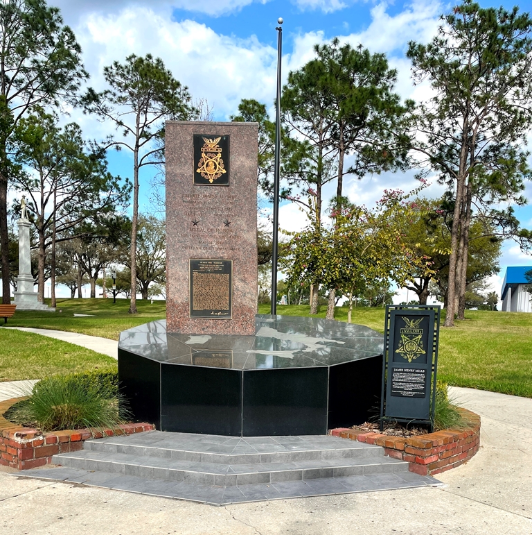 PRIVATE JAMES H. MILLS MEDAL OF HONOR WAR MEMORIAL