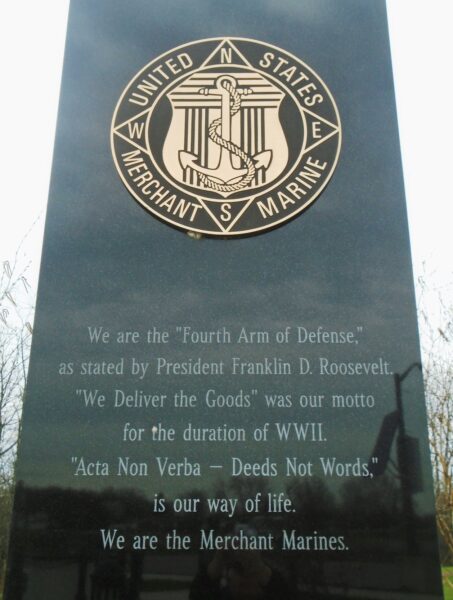 TOWN OF NIAGARA VETERANS MEMORIAL STONE F