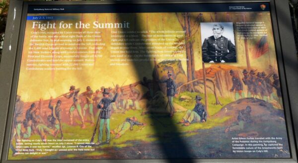 FIGHT FOR THE SUMMIT WAR MEMORIAL PANEL