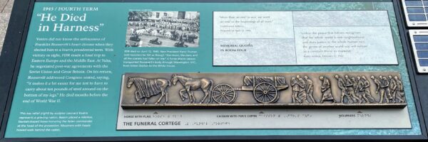 “HE DIED IN HARNESS” WAR MEMORIAL PANEL