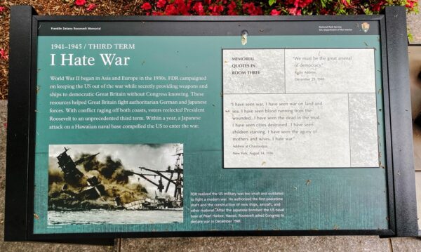 I HATE WAR MEMORIAL PANEL A