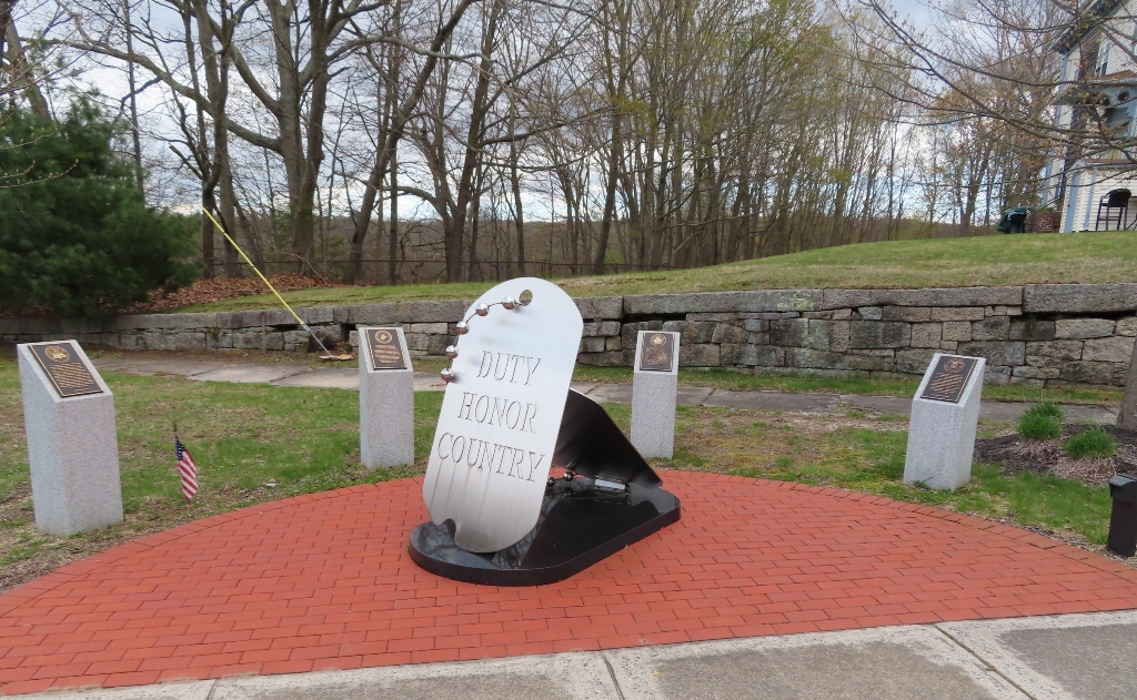 DUTY HONOR COUNTRY WAR MEMORIAL DOG TAG