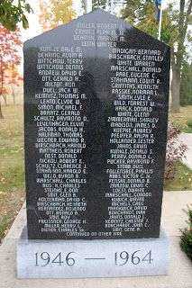 ROSENDALE AREA VETERANS MEMORIAL 1946-1964