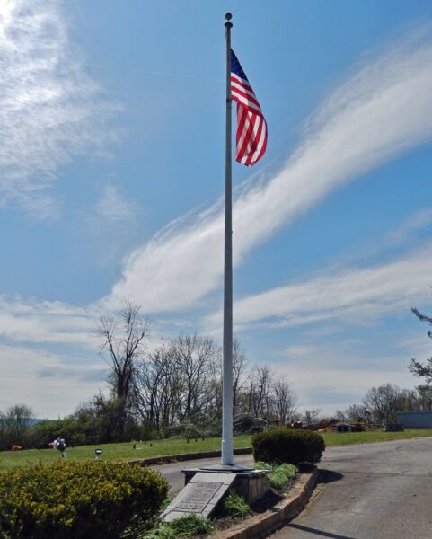 WAYNESBORO OLD GLORY MEMORIAL FLAGPOLE