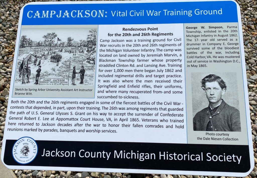 CAMP JACKSON CIVIL WAR MEMORIAL PANEL