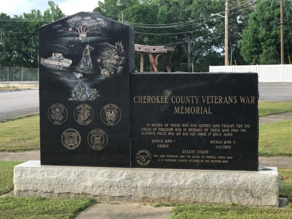 CHEROKEE COUNTY VETERANS WAR MEMORIAL