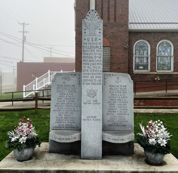 DILLONVALE WAR VETERANS MEMORIAL