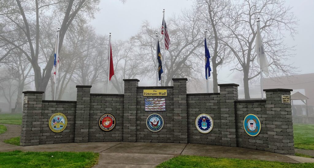 MARTINS FERRY LIONS CLUB VETERANS WALL MEMORIAL