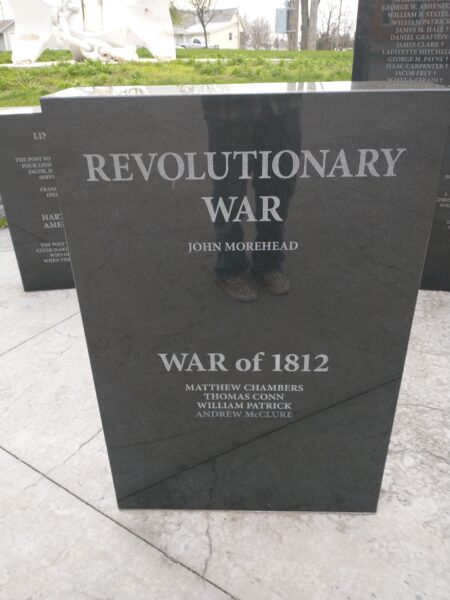 BLANCHARD TOWNSHIP REVOLUTIONARY WAR AND WAR OF 1812 MEMORIAL