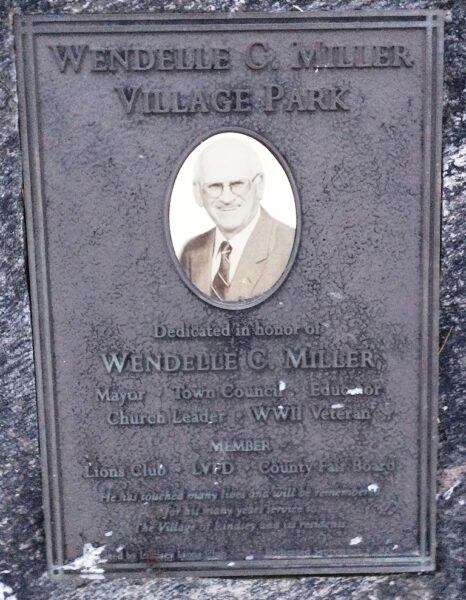 WENDELLE C. MILLER WWII VETERAN MEMORIAL PLAQUE