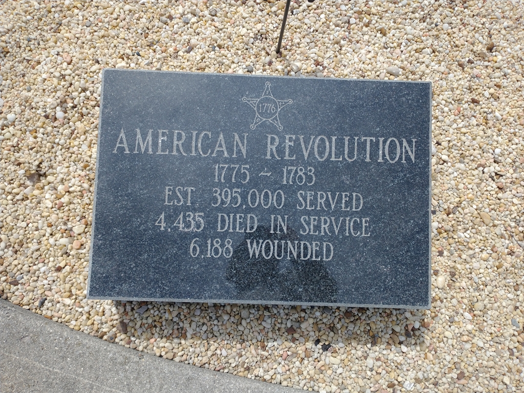 HARROD AMERICAN REVOLUTION WAR MEMORIAL TABLET