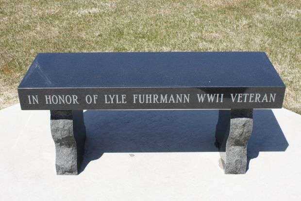 IN HONOR OF LYLE FUHRMANN WWII VETERAN MEMORIAL BENCH