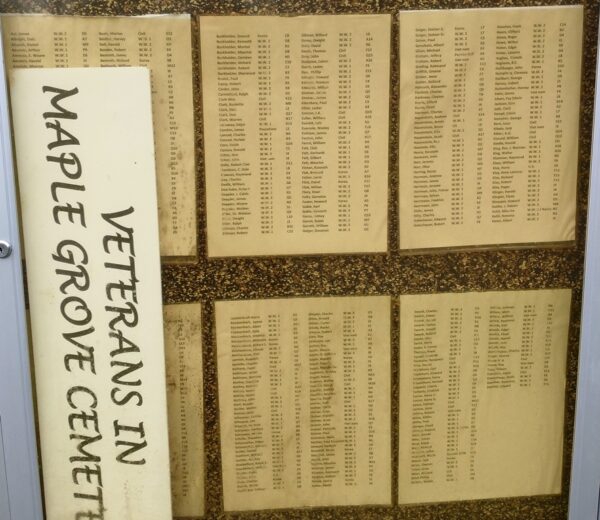 BLUFFTON AMERICAN LEGION POST 382 MEMORIAL PLAQUE C