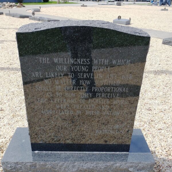 HARROD POW MIA WAR MEMORIAL BACK