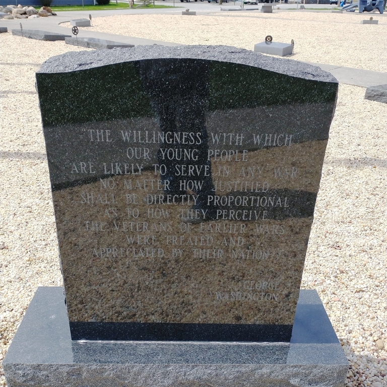 HARROD POW MIA WAR MEMORIAL BACK