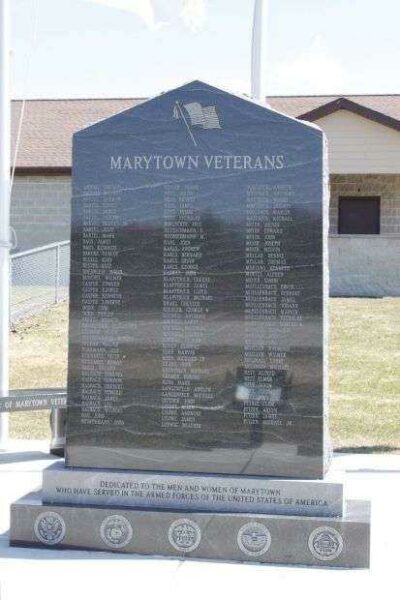 MARYTOWN VETERANS MEMORIAL FRONT