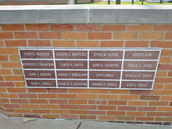 PORT CLINTON BATTLE OF BATAAN WAR MEMORIAL BRICKS B