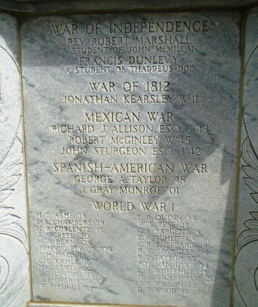 SOLDIERS AND SAILORS MEMORIAL STONE C