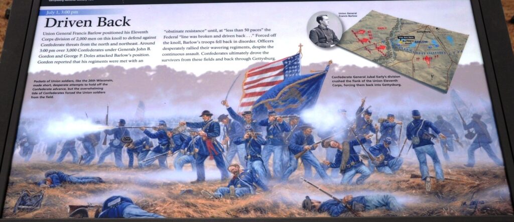 DRIVEN BACK WAR MEMORIAL PANEL