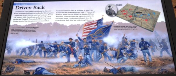 DRIVEN BACK WAR MEMORIAL PANEL