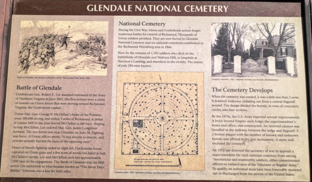 GLENDALE NATIONAL CEMETERY WAR MEMORIAL PANEL