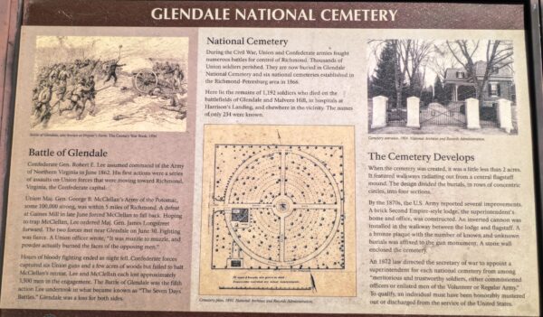 GLENDALE NATIONAL CEMETERY WAR MEMORIAL PANEL