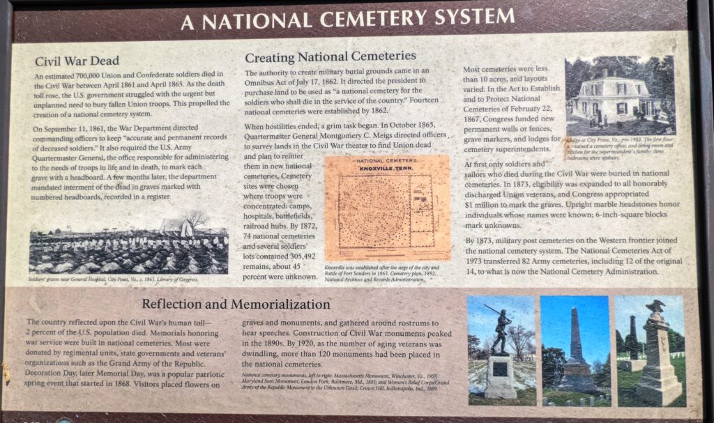 A NATIONAL CEMETERY SYSTEM WAR MEMORIAL PANEL HENRICO, VA