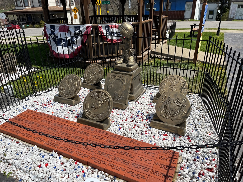 WEST LIBERTY POW MIA MEMORIAL BATTLEFIELD CROSS