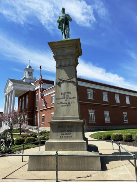 MARSHALL CO. W.VA. CIVIL WAR MEMORIAL