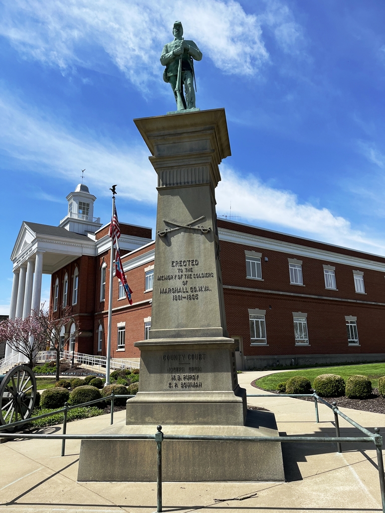 MARSHALL CO. W.VA. CIVIL WAR MEMORIAL