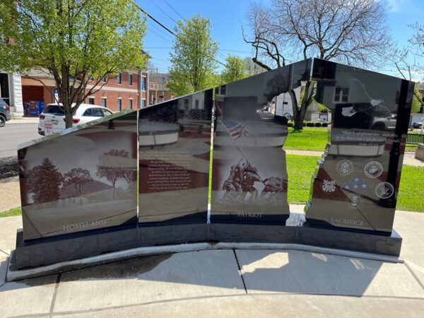 MARSHALL COUNTY GOLD STAR FAMILIES MEMORIAL MONUMENT BACK