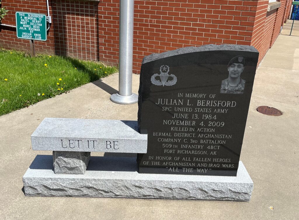JULIAN L. BERISFORD WAR MEMORIAL