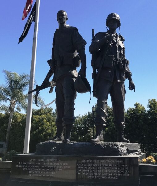 WESTMINISTER VIETNAM WAR MEMORIAL STATUES