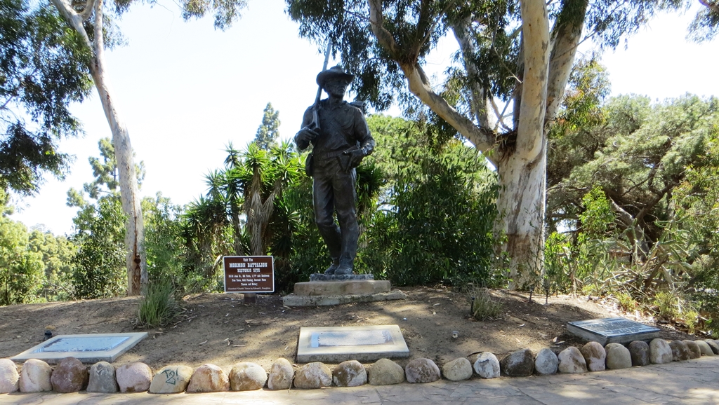 THE MORMON BATTALION AT SAN DIEGO MEMORIAL