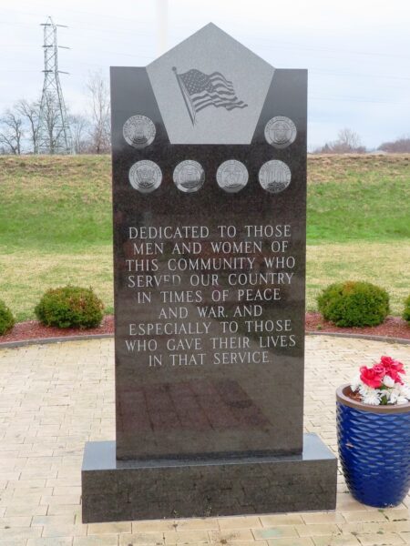 WOONSOCKET ULTIMATE SACRIFICE WAR MEMORIAL CLOSE-UP